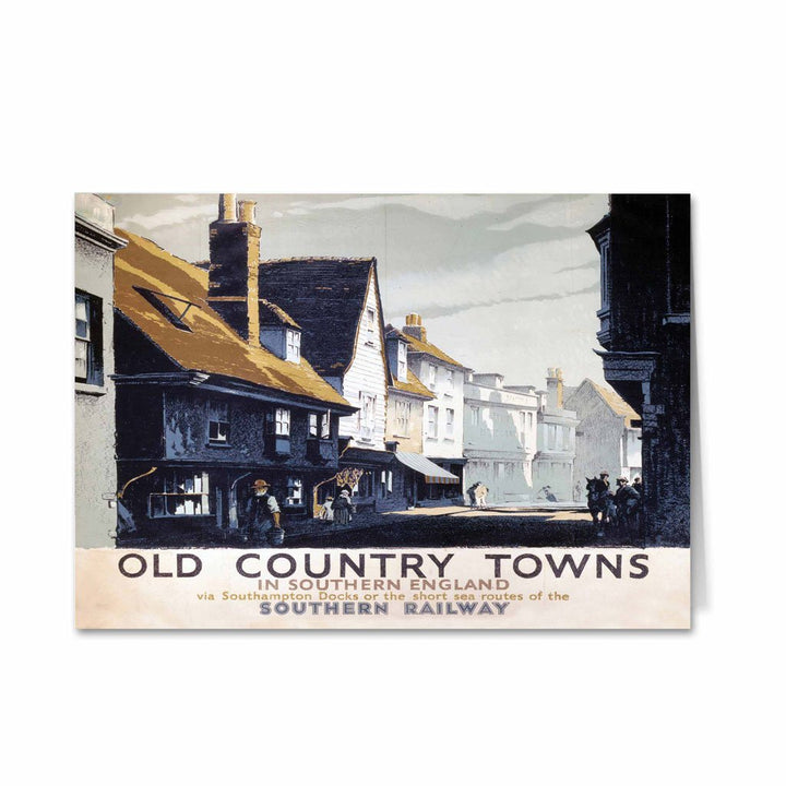 Old County Towns in Southern England Greeting Card