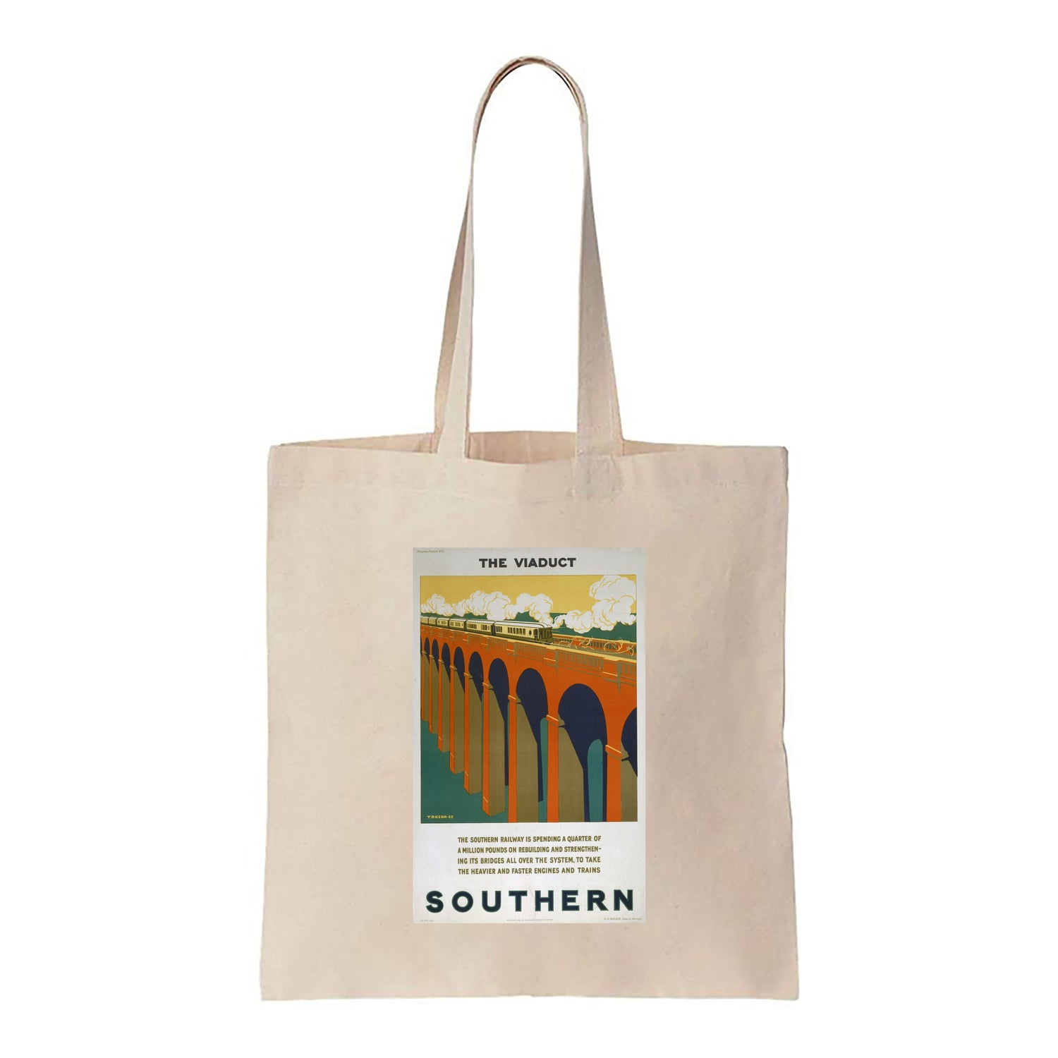 The Viaduct - Southern Railway - Canvas Tote Bag