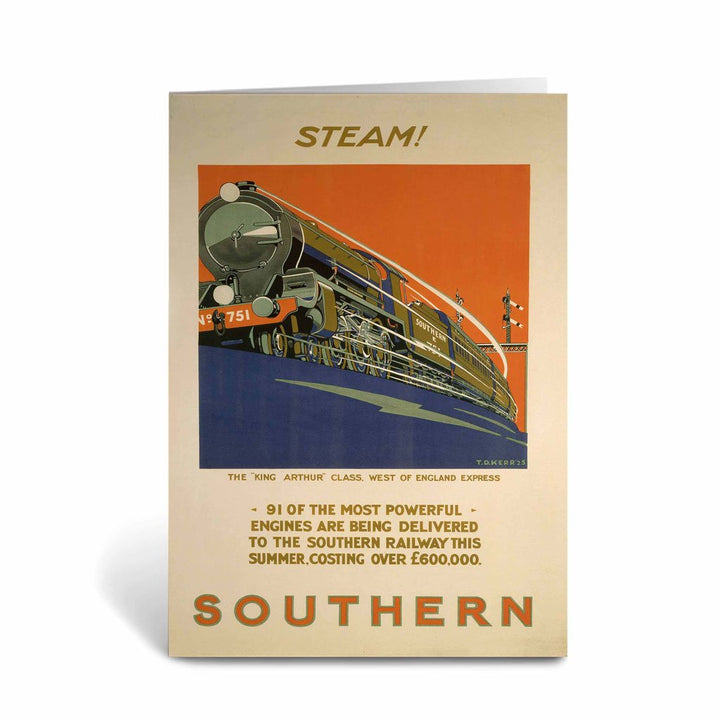 Steam! Southern Railway Greeting Card