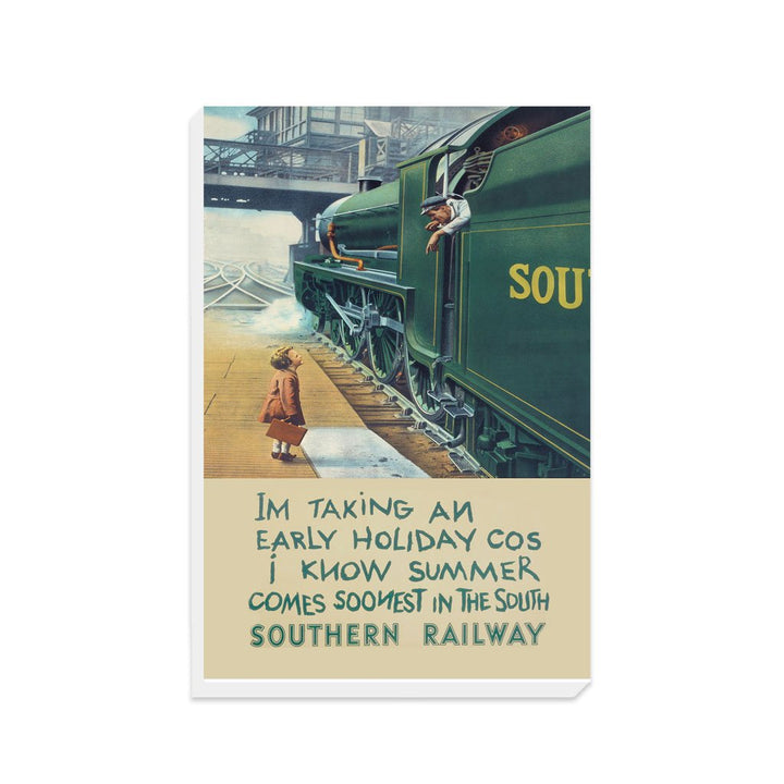 Summer Comes Soonest in the South - Southern Railway - Canvas
