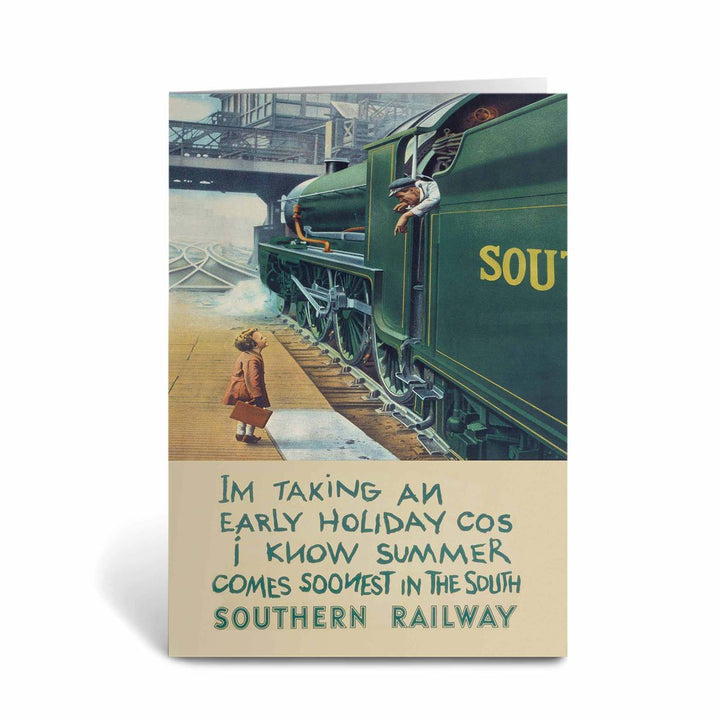 Summer Comes Soonest in the South - Southern Railway Greeting Card