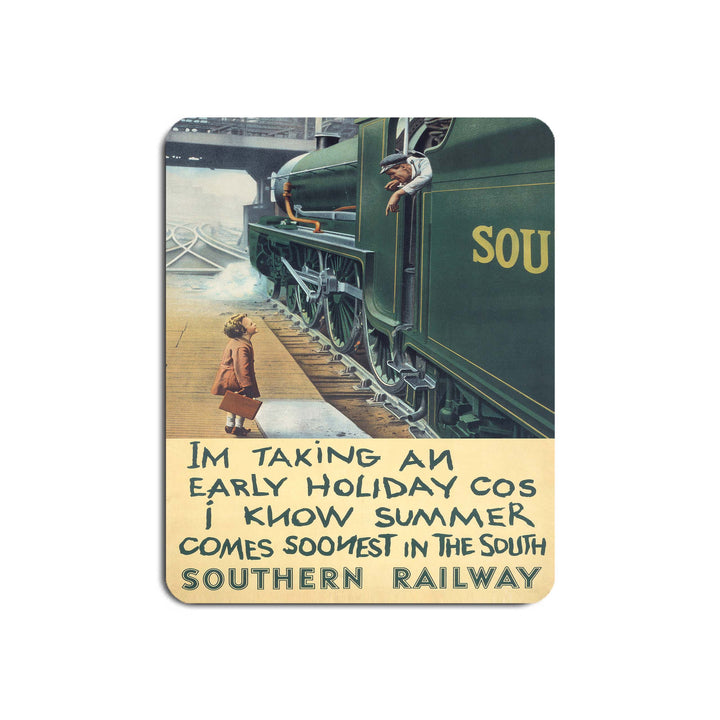 Summer Comes Soonest in the South - Southern Railway - Mouse Mat