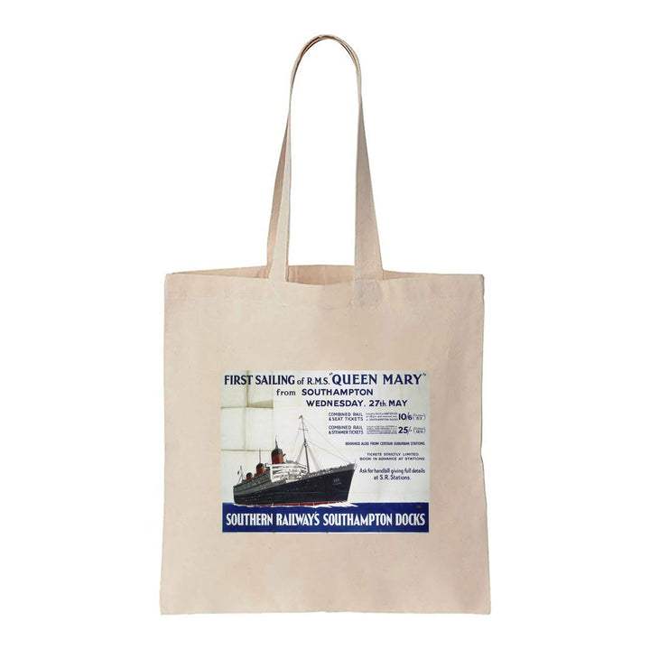 Southampton Southern Railway Queen Mary - Canvas Tote Bag
