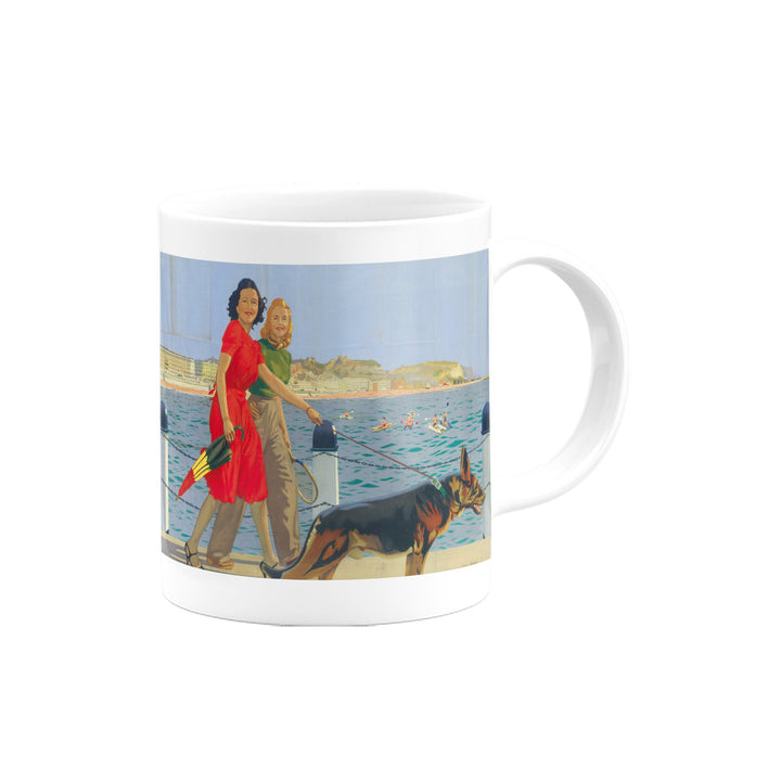 Belgium - Walk by the Sea Mug