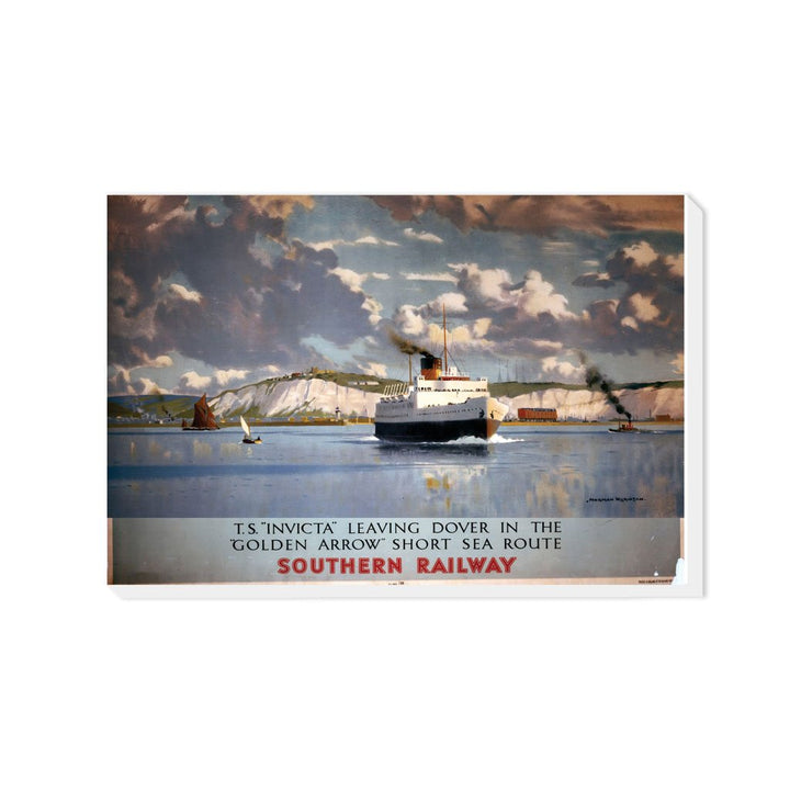 T.S. Invicta Dover Southern Railway - Canvas