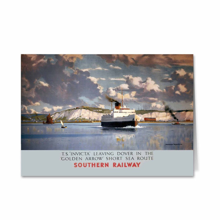 T.S. Invicta Dover Southern Railway Greeting Card