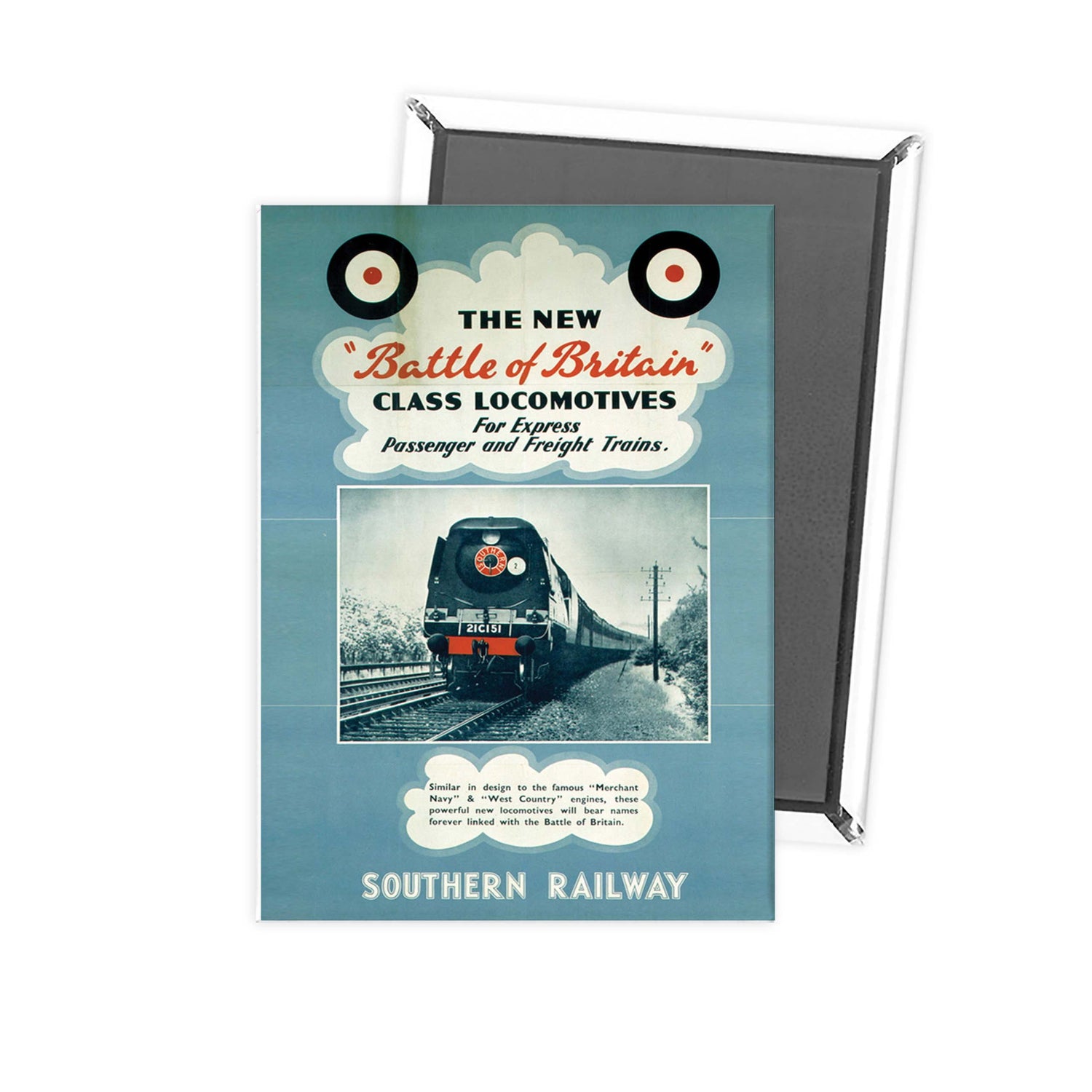 Battle of Britain Locomotives - Southern Railway Fridge Magnet