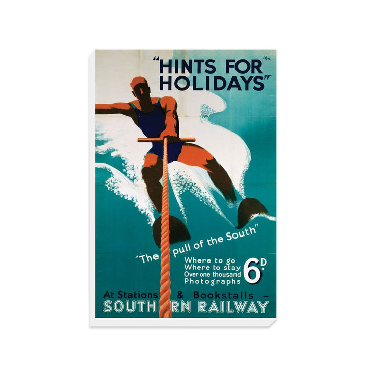 Hints for Holidays - Southern Railway - Canvas