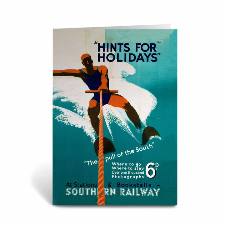Hints for Holidays - Southern Railway Greeting Card