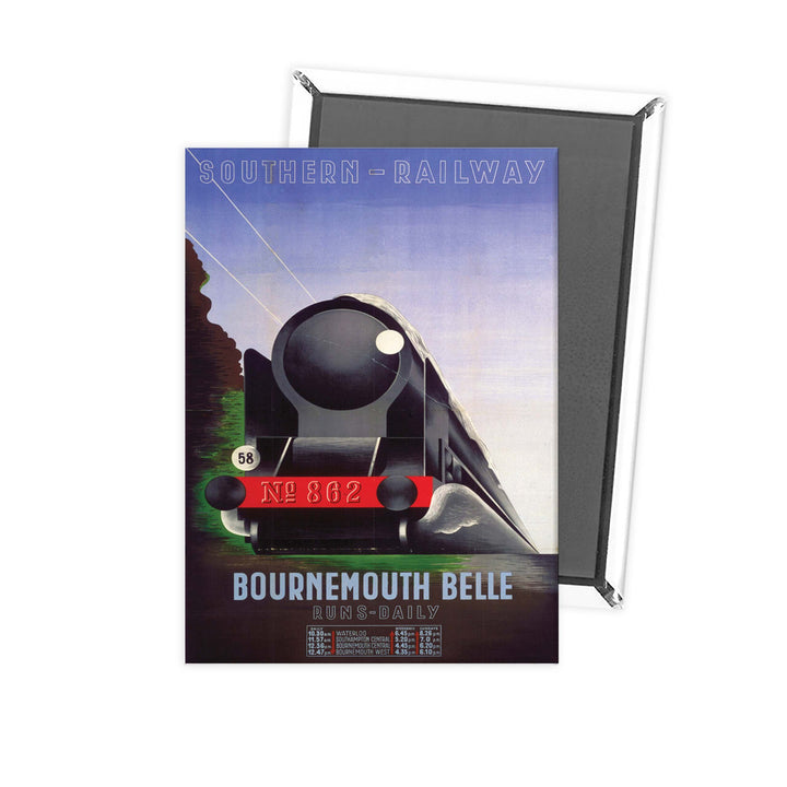 Bournemouth Belle - Southern Railway Fridge Magnet