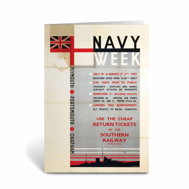 Navy Week - Plymouth, Portsmouth, Chatham Greeting Card