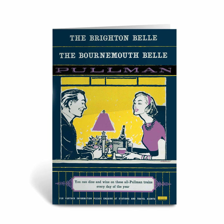 The Brighton Belle, Bournemouth Belle Pullman Greeting Card