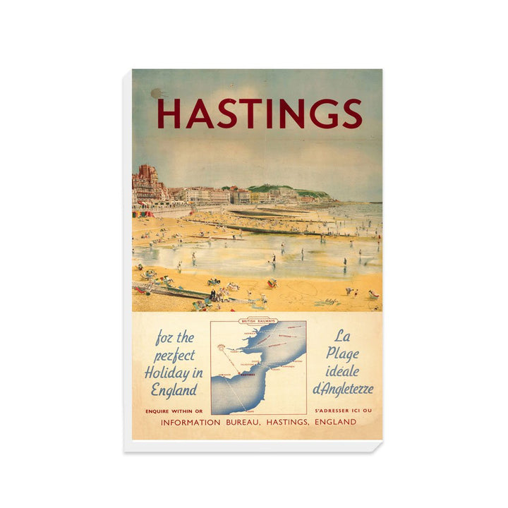 Hastings - Perfect Holiday in England - Canvas