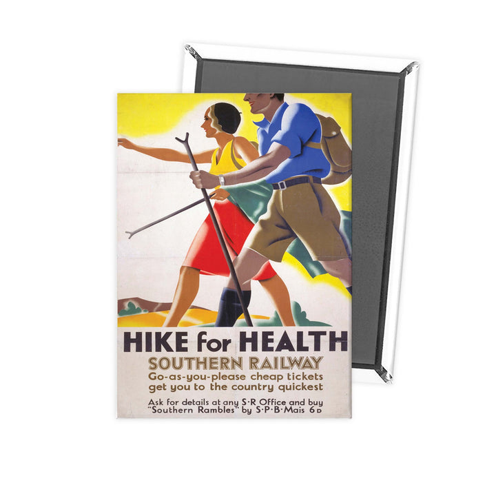 Hike for health Southern Railway Fridge Magnet