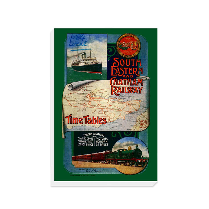 South Eastern and Chatham Railway - Canvas