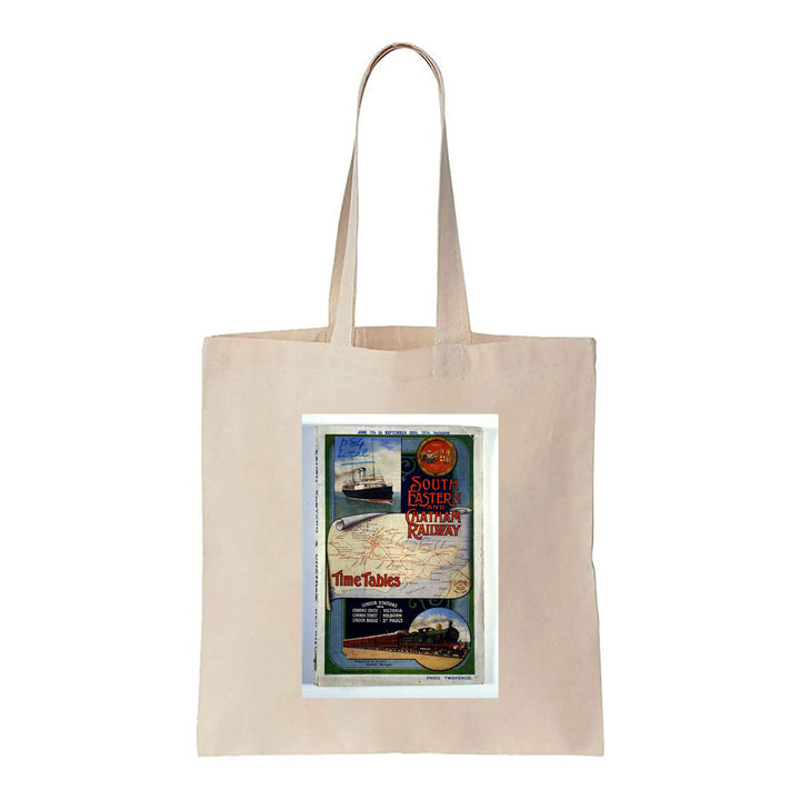 South Eastern and Chatham Railway - Canvas Tote Bag