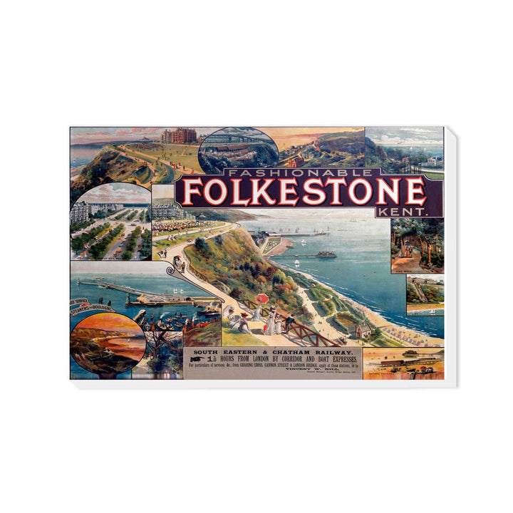 Fashionable Folkestone Kent - Canvas