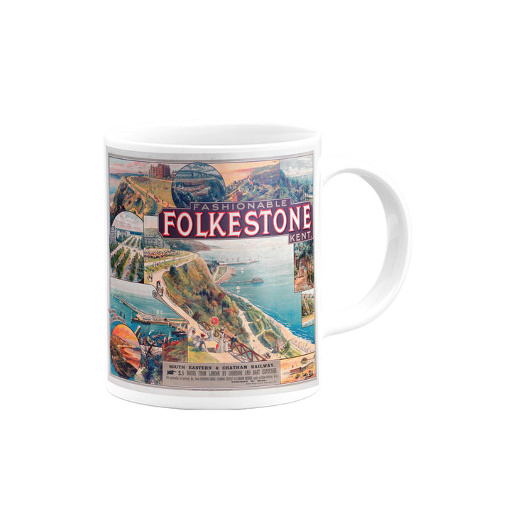 Fashionable Folkestone Kent Mug