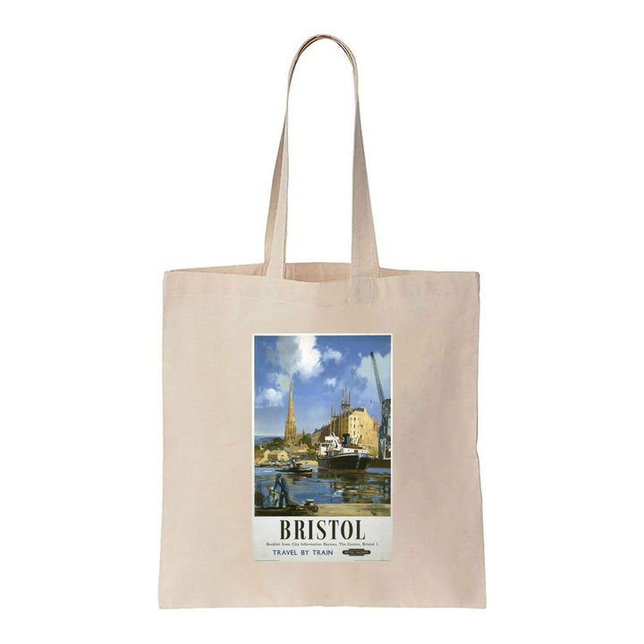 Bristol Boat and Crane - Canvas Tote Bag