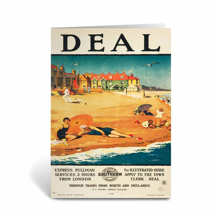 Deal by the Beach Greeting Card