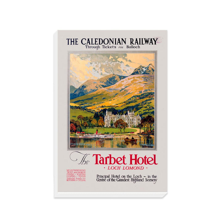 Caledonian Railway Tarbet Hotel - Canvas
