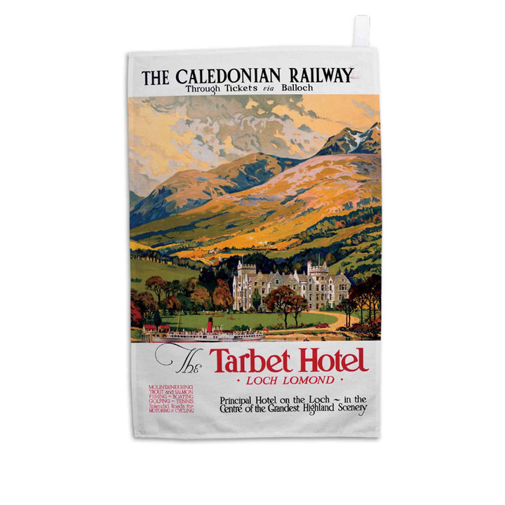 Caledonian Railway Tarbet Hotel - Tea Towel