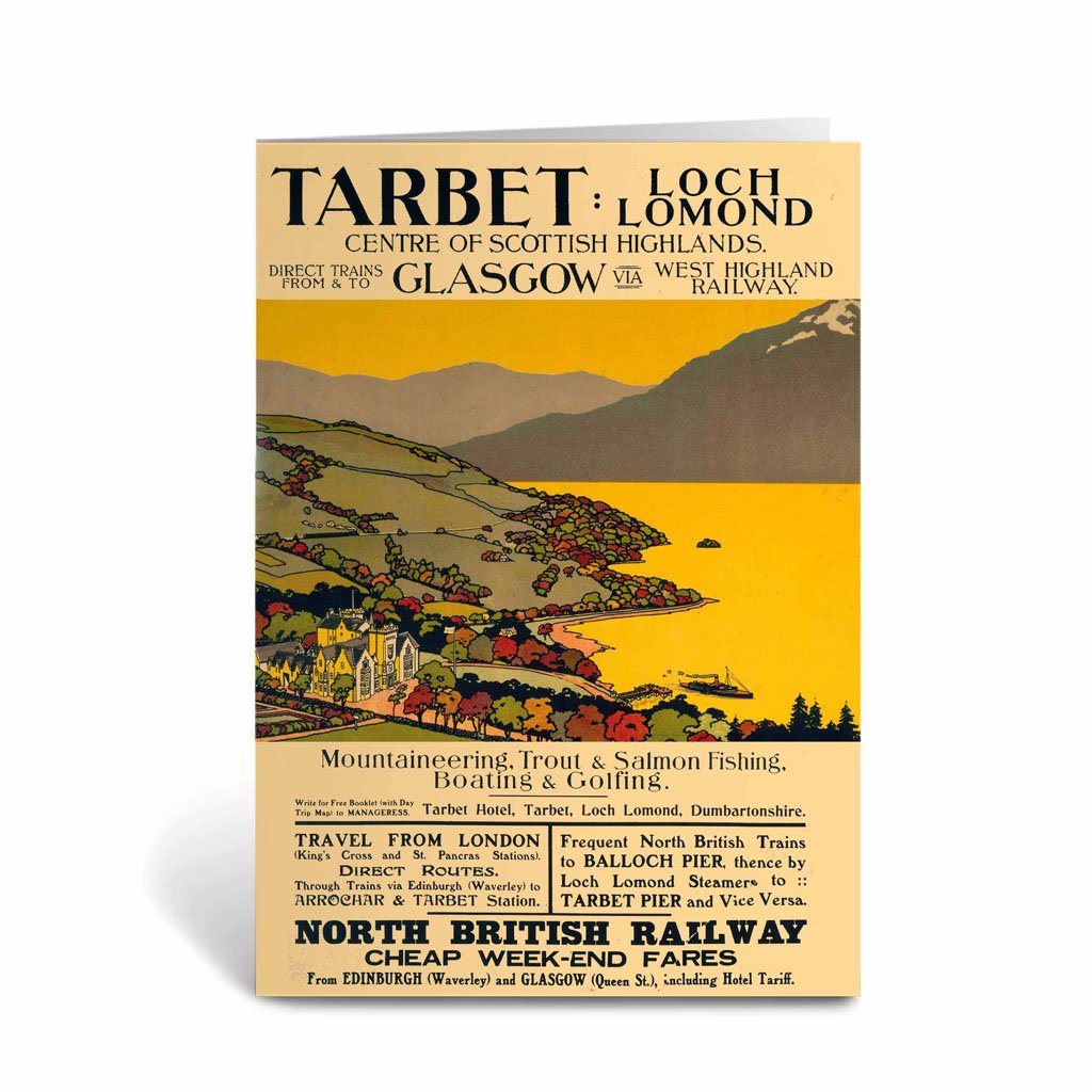 Tarbet Loch Lomond Greeting Card