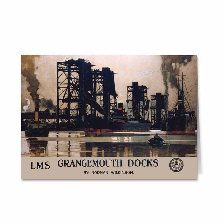 Grangemouth Docks LMS Greeting Card
