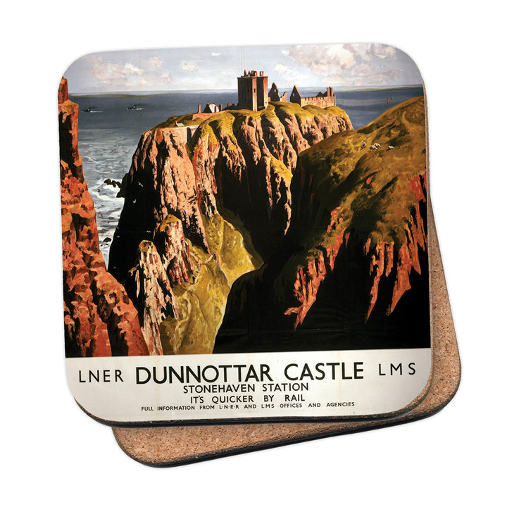 Dunnottar Castle Stonehaven Station LNER LMS Coaster