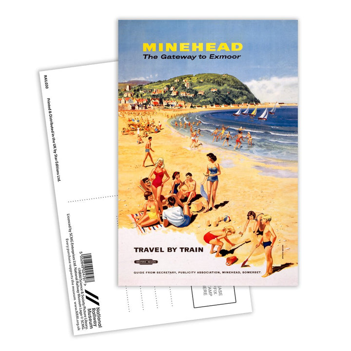 Minehead, The Gateway to Exmoor Postcard Pack of 8