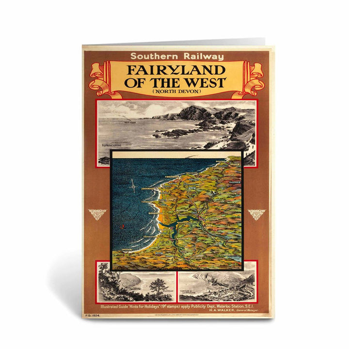 North Devon Fairyland of the West Greeting Card
