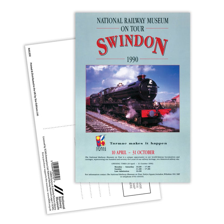 Swindon NRM on Tour Postcard Pack of 8