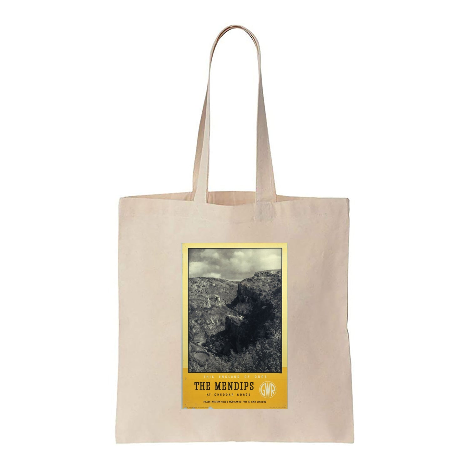 The Mendips at Cheddar Gorge GWR - Canvas Tote Bag