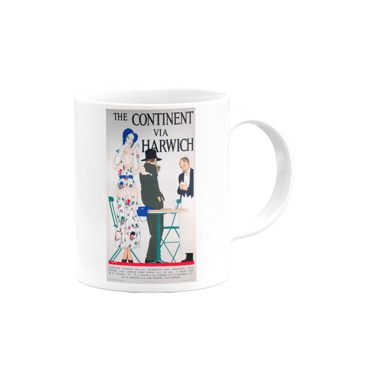 The Continent Via Harwich Mug