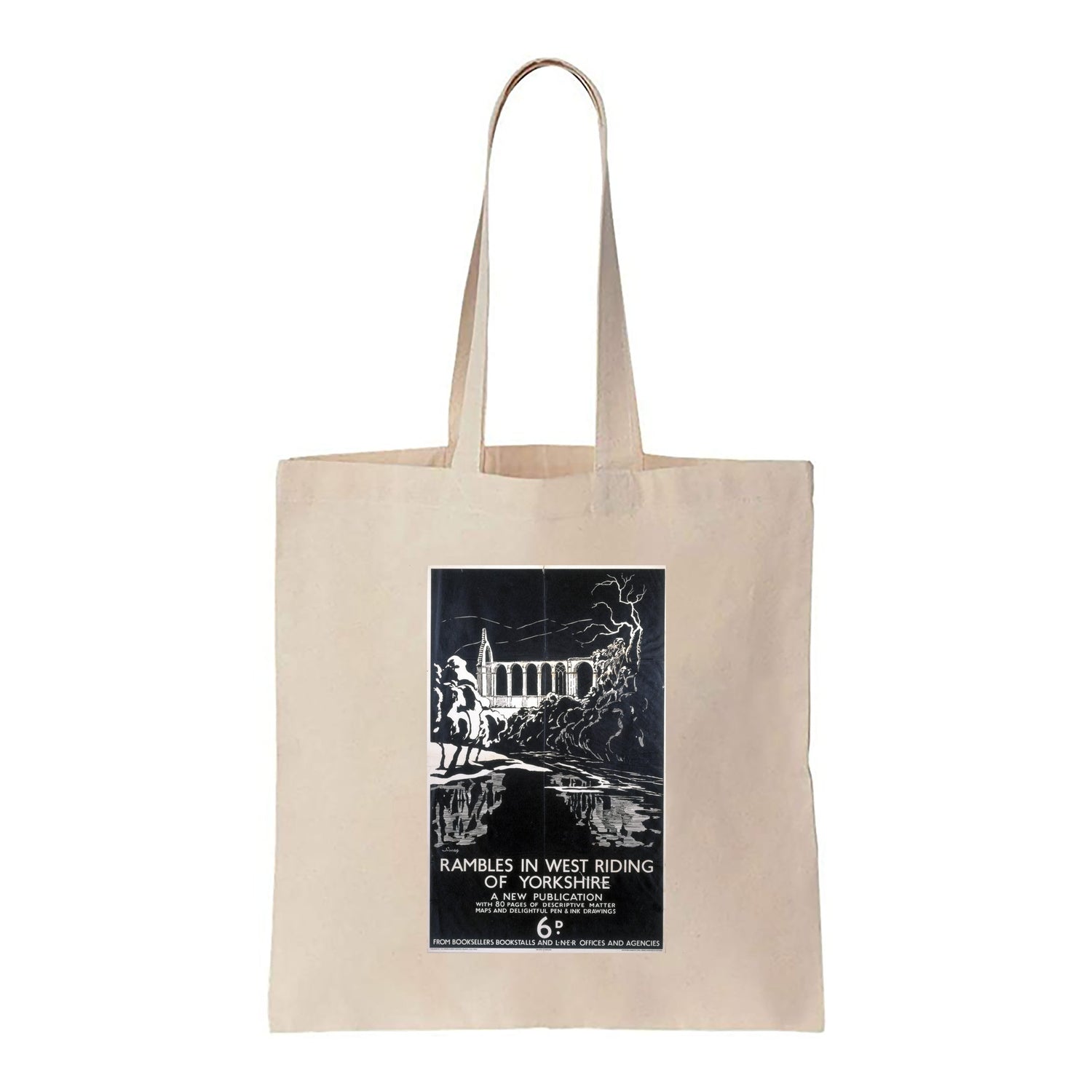 Rambles in West Riding Yorkshire - Canvas Tote Bag