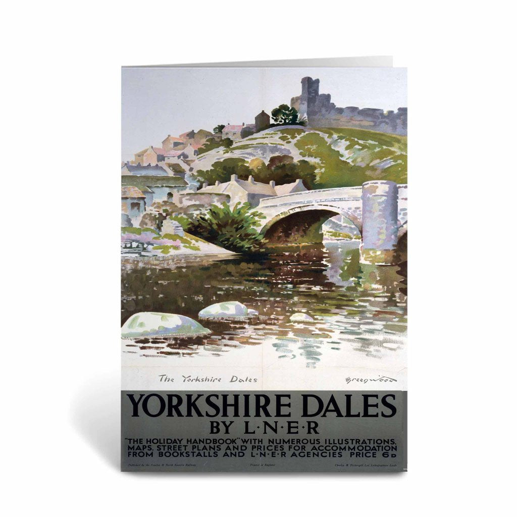 Yorkshire Dales by LNER Greeting Card