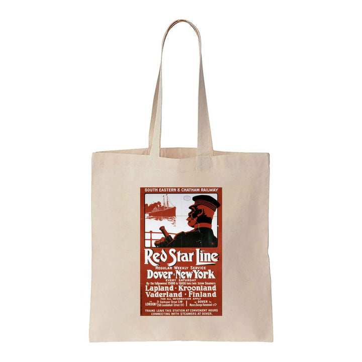 Red Star Line, Dover - New York - Canvas Tote Bag