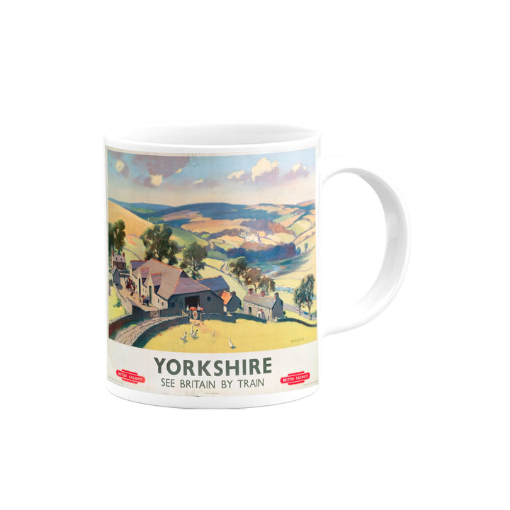 Yorkshire See Britain by Train Mug