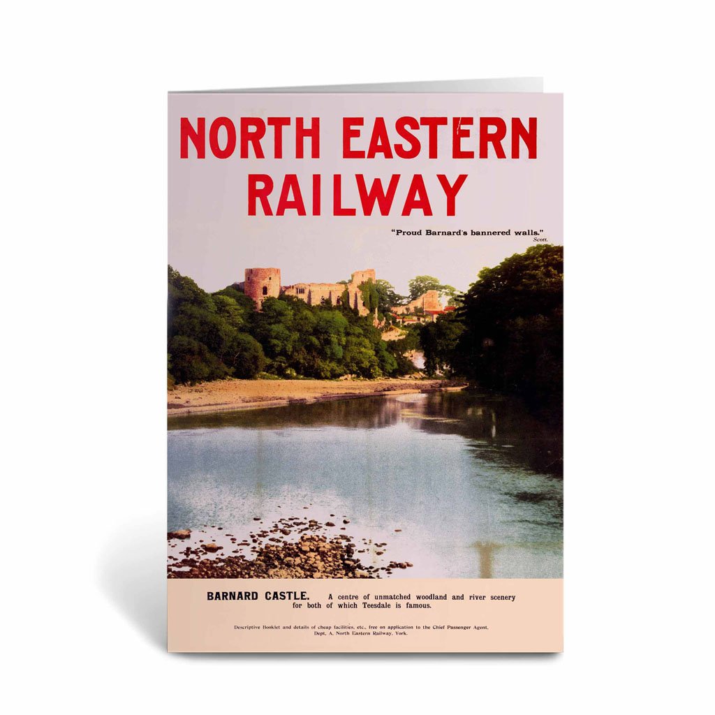 Barnard Castle LNER Teesdale Greeting Card