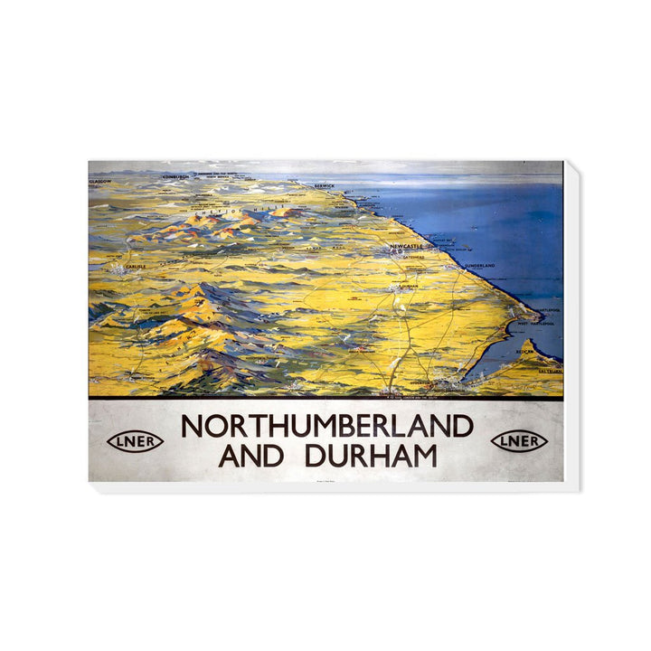Northumberland and Durham LNER - Canvas