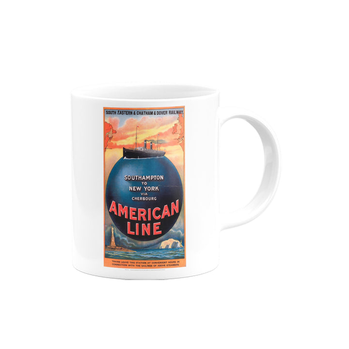 American Line, Southampton to New York Mug