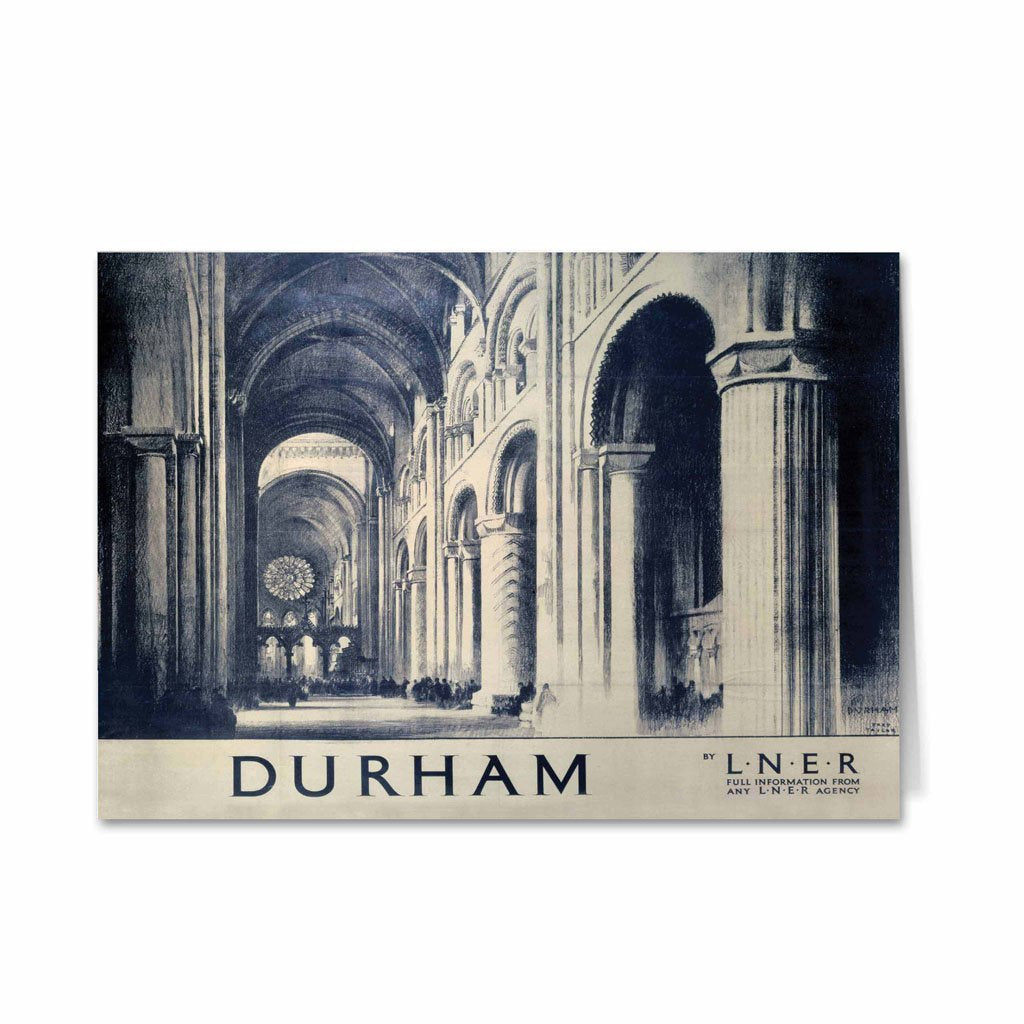 Durham by LNER Greeting Card