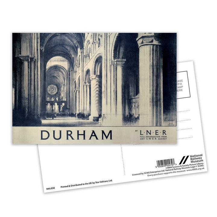 Durham by LNER Postcard Pack of 8
