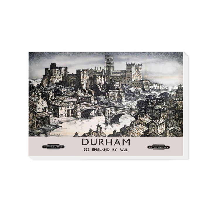 Durham See England by Rail - Canvas