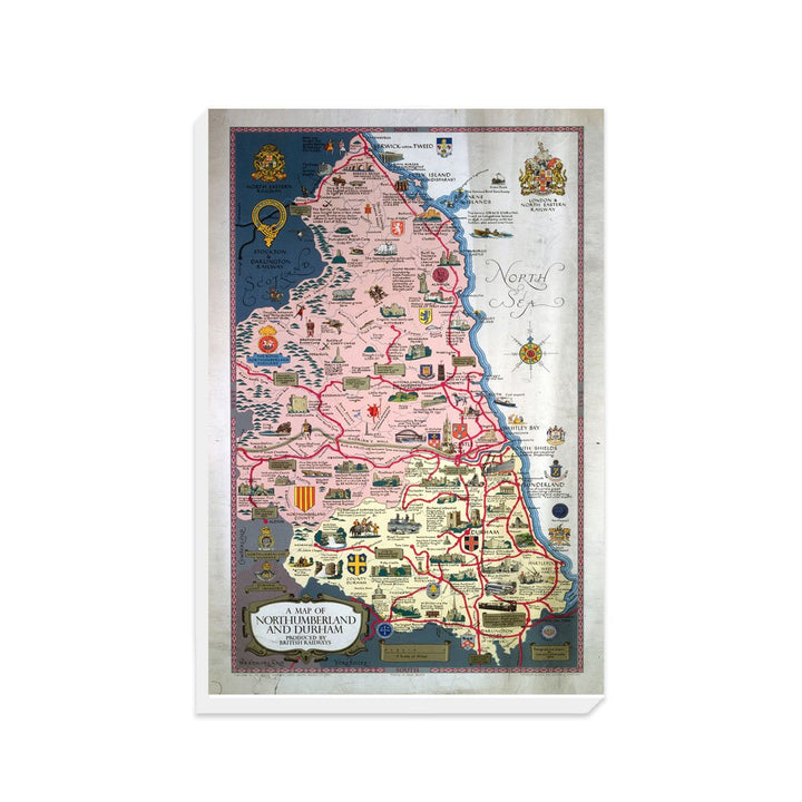 Northumberland and Durham LNER - Canvas