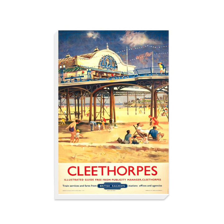 Cleethorpes It's Quicker By Rail - Pier - Canvas