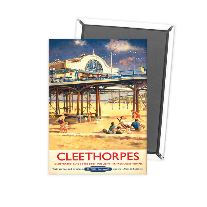 Cleethorpes It's Quicker By Rail - Pier Fridge Magnet
