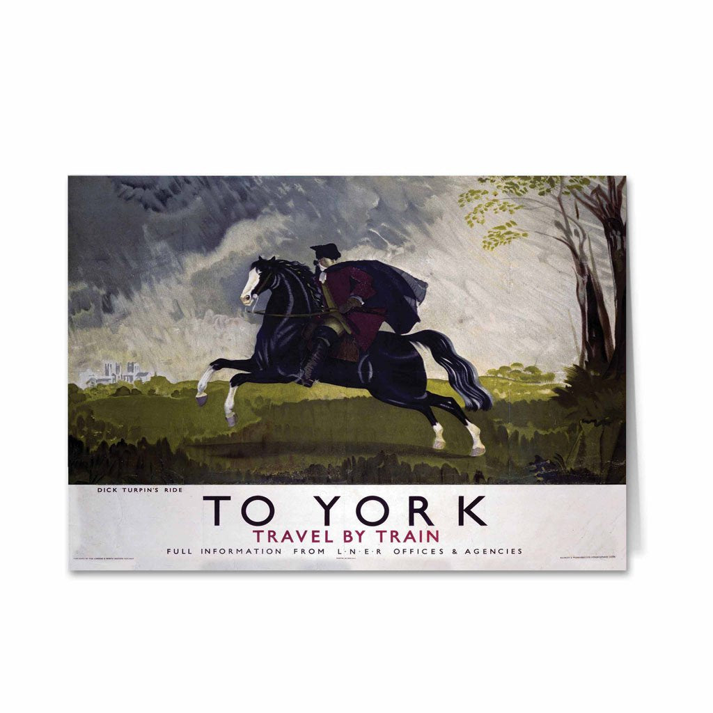 To York, Dick Turpin's Ride Greeting Card