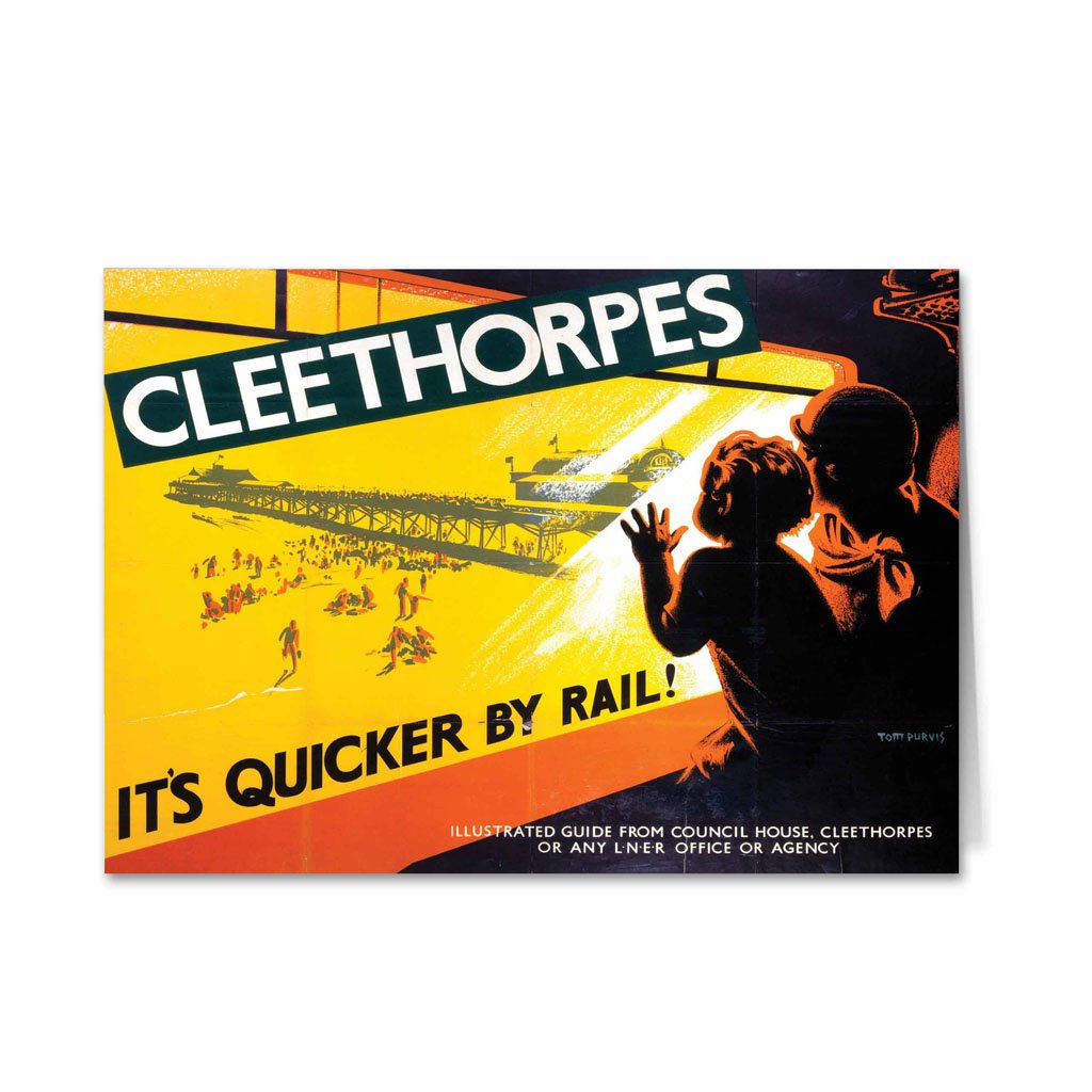 Cleethorpes - View from Train Greeting Card