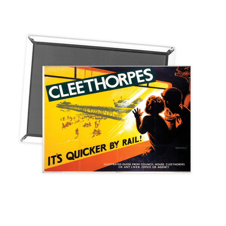Cleethorpes It's Quicker By Rail - RAIL2201 Fridge Magnet